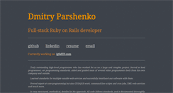 Desktop Screenshot of parshenko.com